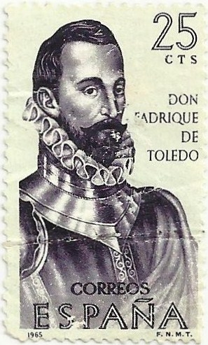 FORJADORES DE AMÉRICA. DON FADRIQUE DE TOLEDO, VALOR FACIAL 25 Cts. EDIFIL 1678