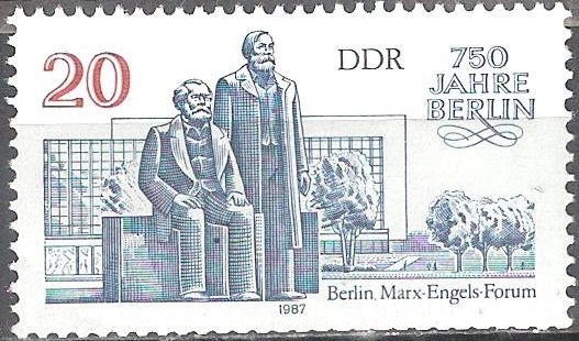 750 años de Berlín, Marx-Engels Foro (DDR).