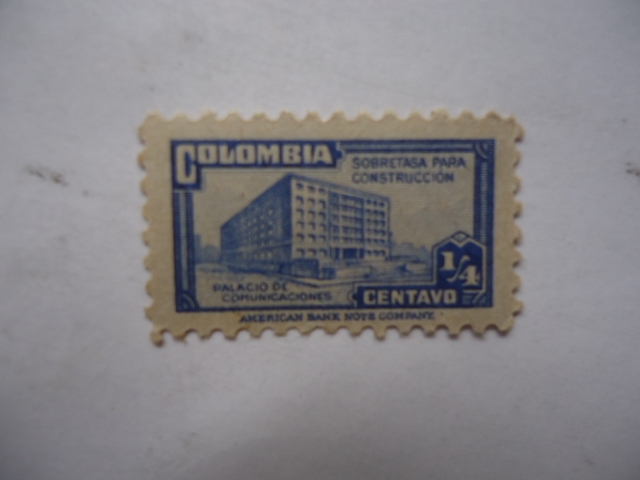 Palacio de Comunicaciónes. 1/4 de Centavo.