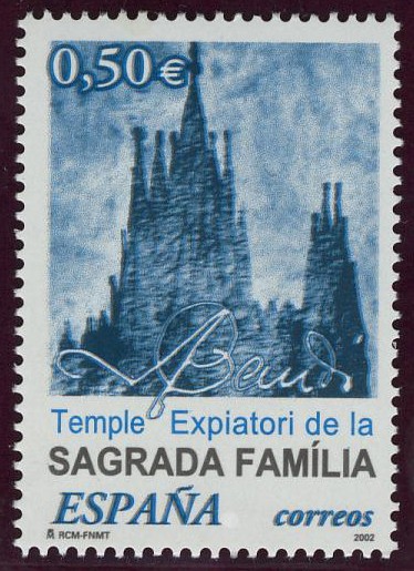 ESPAÑA - Trabajos de Antoni Gaudí 