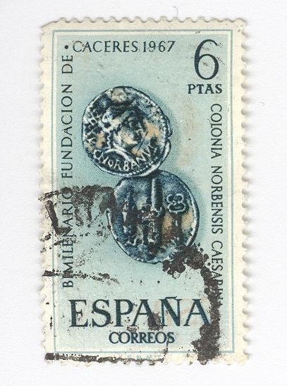 Edifil 1829 Bimilenario de la fundación de Caceres