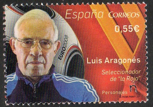 4962-Personajes. Luis Aragonés ,seleccionador de 