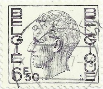 SERIE REY BALDUINO TIPO ELSTRÖM. VALOR FACIAL 6.50 BEF. YVERT BE 1719