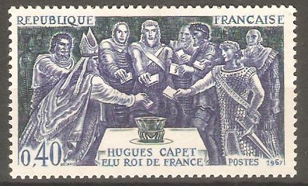 HUGUES CAPET ELU ROI DE FRANCE