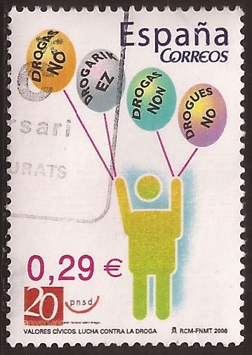 Valores Cívicos. Lucha contra la droga  2006  0,29€