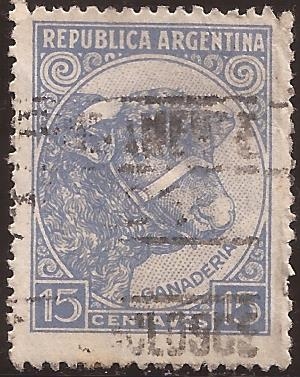 Ganadería  1936 15 centavos