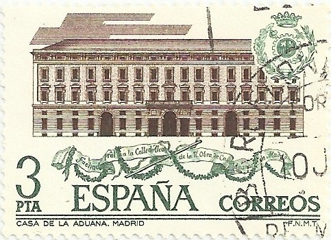 ADUANAS. CASA DE LA ADUANA, EN MADRID. EDIFIL 2327