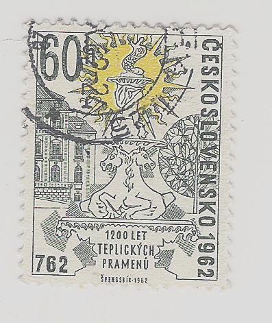 1962 The 1200th Anniversary of Discovery of Teplice Springs