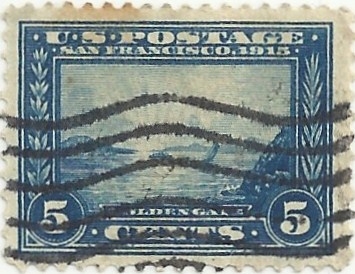 EXPOSICIÓN DE SAN FRANCISCO Y OBERTURA CANAL DE PANAMÁ. GOLDEN GATE. YVERT US 197