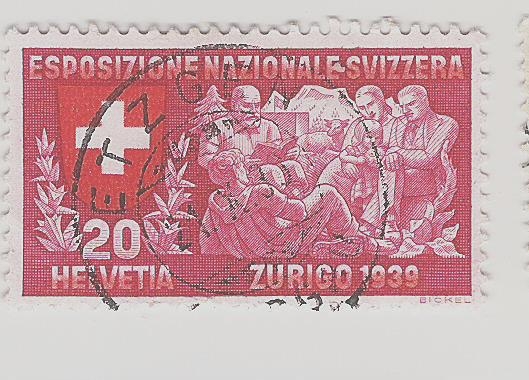 1939 National Philatelic Exhibition - German Inscription