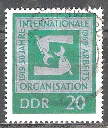 50 años Organización Internacional del Trabajo (DDR)