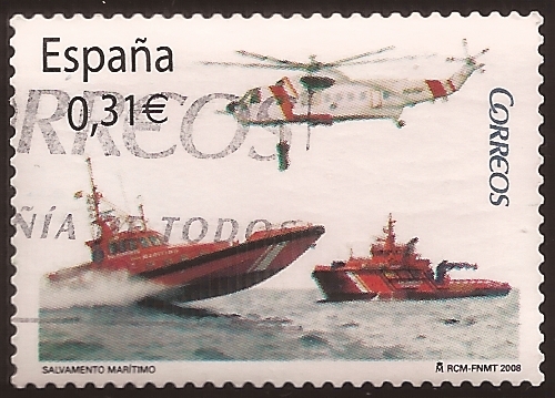 Salvamento marítimo  2008 0,31 €