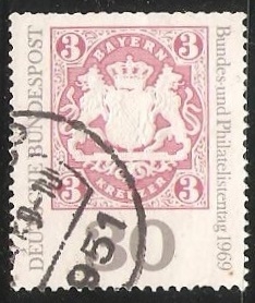 bundes und philatelist tag 1969