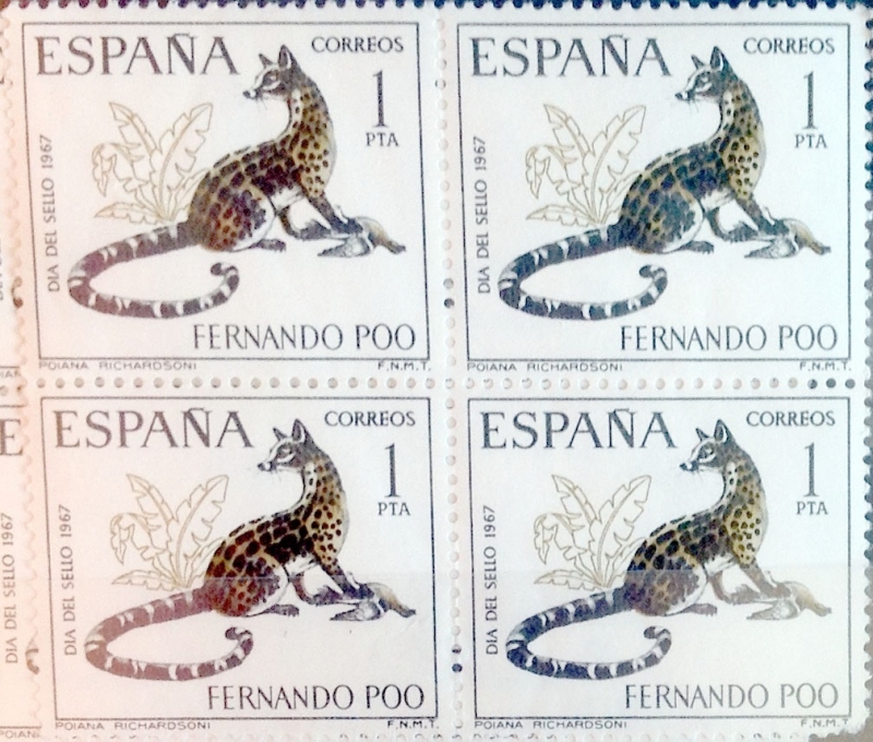 Intercambio 1,20 usd 4 x 1 pta. 1967