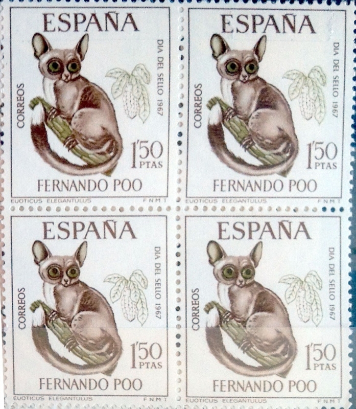 Intercambio 1,20 usd 4 x 1,50 ptas. 1967