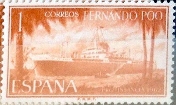 Intercambio 0,25 usd 1 pta. 1962