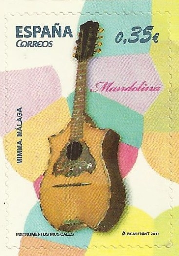 INSTRUMENTOS MUSICALES. MANDOLINA. EDIFIL 4630