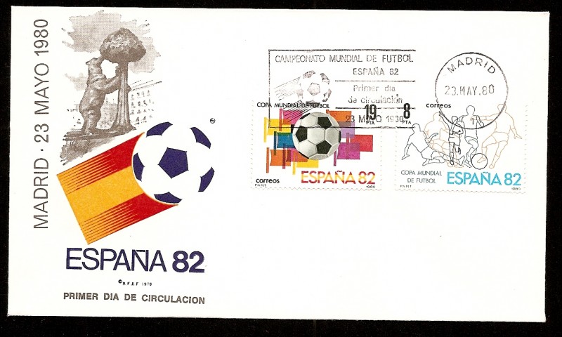 Campeonato Mundial de Futbol -España 82 -  Madrid SPD