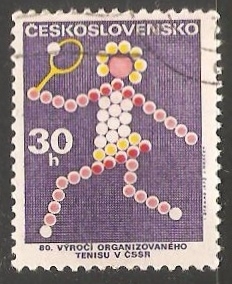 80th anniv. of the tennis organization in Czechoslovakia