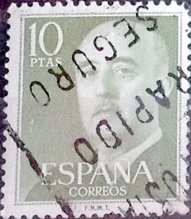 Intercambio 0,20 usd 10,00 ptas. 1955