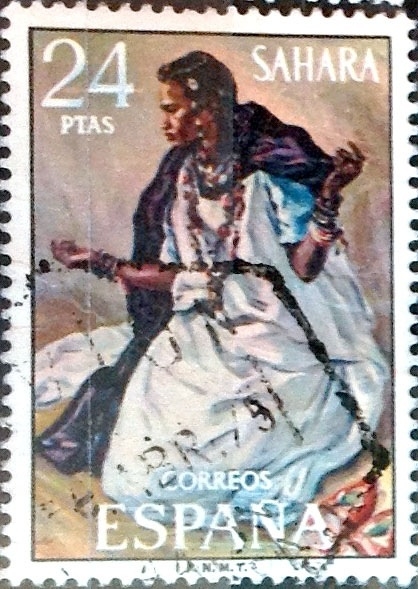 Intercambio 0,55 usd 24 ptas. 1972