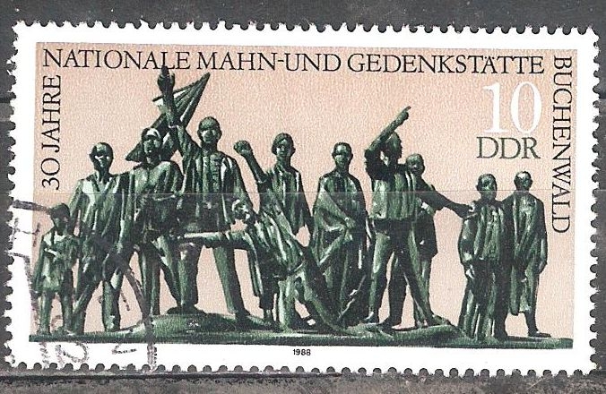 30 años monumento conmemorativo Buchenwald (DDR).