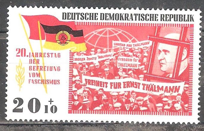 20 aniversario de la liberación del fascismo (DDR).