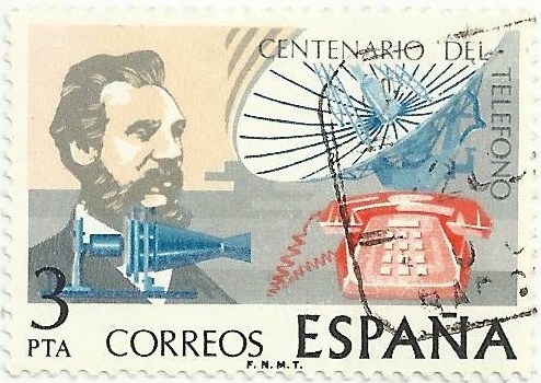 CENTENARIO DEL TELÉFONO. GRAHAM BELL (1847-1922). EDIFIL 2311