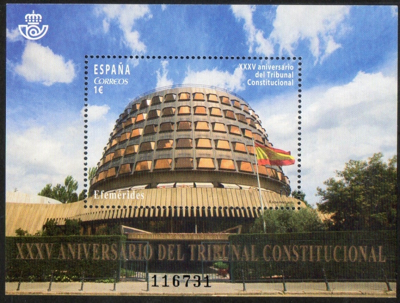 4986- XXXV Aniversario del tribunal constitucional.