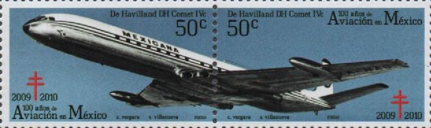 CENTENARIO  DE  LA  AVIACIÓN  MEXICANA.  DE  HAVILLAND  DH  COMET  IVc.