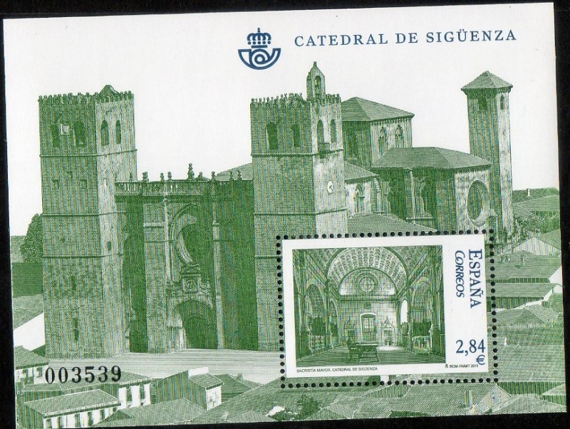 4643- Catedrales. catedral de Sigüenza ( Guadalajara ) .