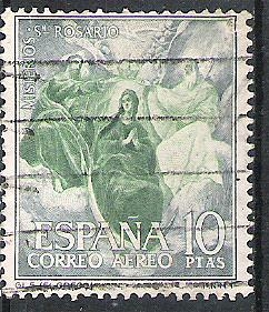 1962 Correo aéreo. Misterios del Santo Rosario.