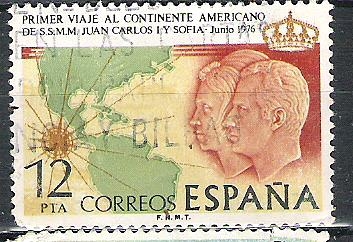 1976 Primer viaje al continente Americano Rey Juan Carlos y Reina Sofia 