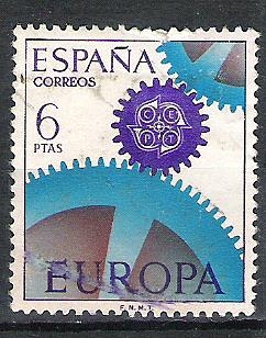 1967 Europa. Diseño común.