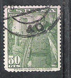 1948 Serie Básica. General Franco y Castillo de la Mota.