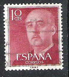 1955 Serie básica. General Franco.