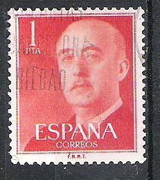 1955 Serie básica. General Franco.