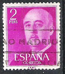 1956 Serie básica. General Franco.