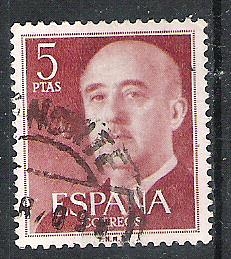 1955 Serie básica. General Franco.