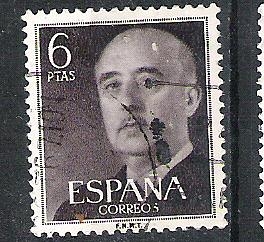 1955 Serie básica. General Franco.