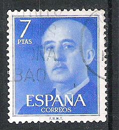 1974 Serie básica. General Franco.