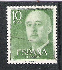 1955 Serie básica. General Franco.