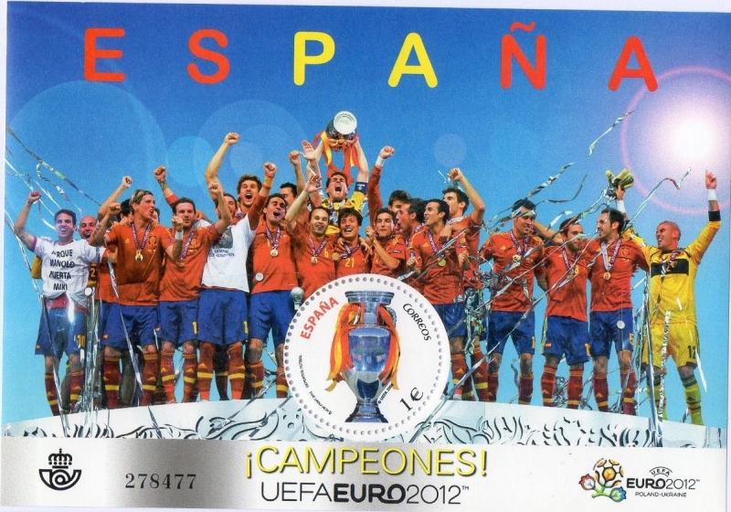 4757- Copa de la UEFA EURO 2012. Campeones.