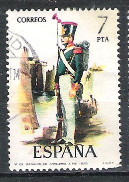 1976 Uniformes militares. VI Grupo. nº29