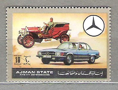 1972 Automóviles antiguos y modernos(Ajman)