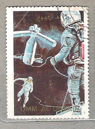 1972 Airmail - Moon Travel (Umm al Qiwain) Serie completa 1 al 16