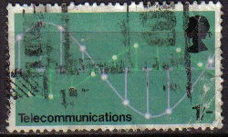 GRAN BRETAÑA 1969 603 Sello Telecomunicaciones Usado Great Britain