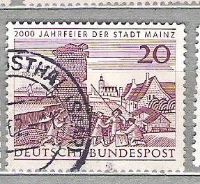 1962 2000 Años de la fundación de la ciudad de Mainz.