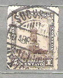 1925 -1931 Morelos Monument - Tax Stamps of 1924 Overprinted 