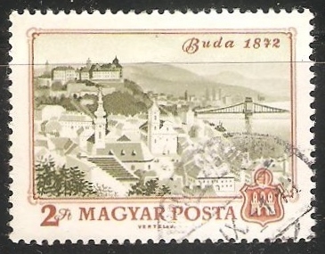 Vista de Budapest 1872